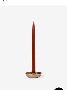 Ferm Living Metallic Gold Ring Candle Holder